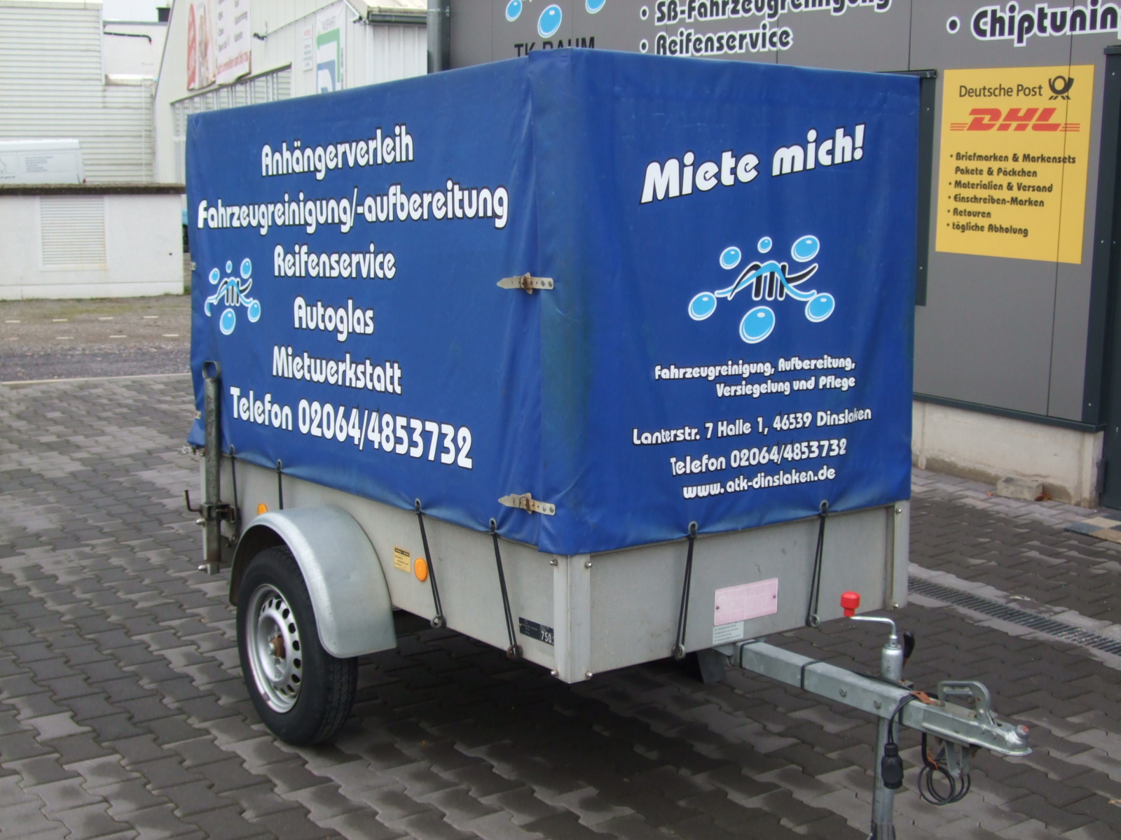 Anhängerverleih 750 kg klein 1
