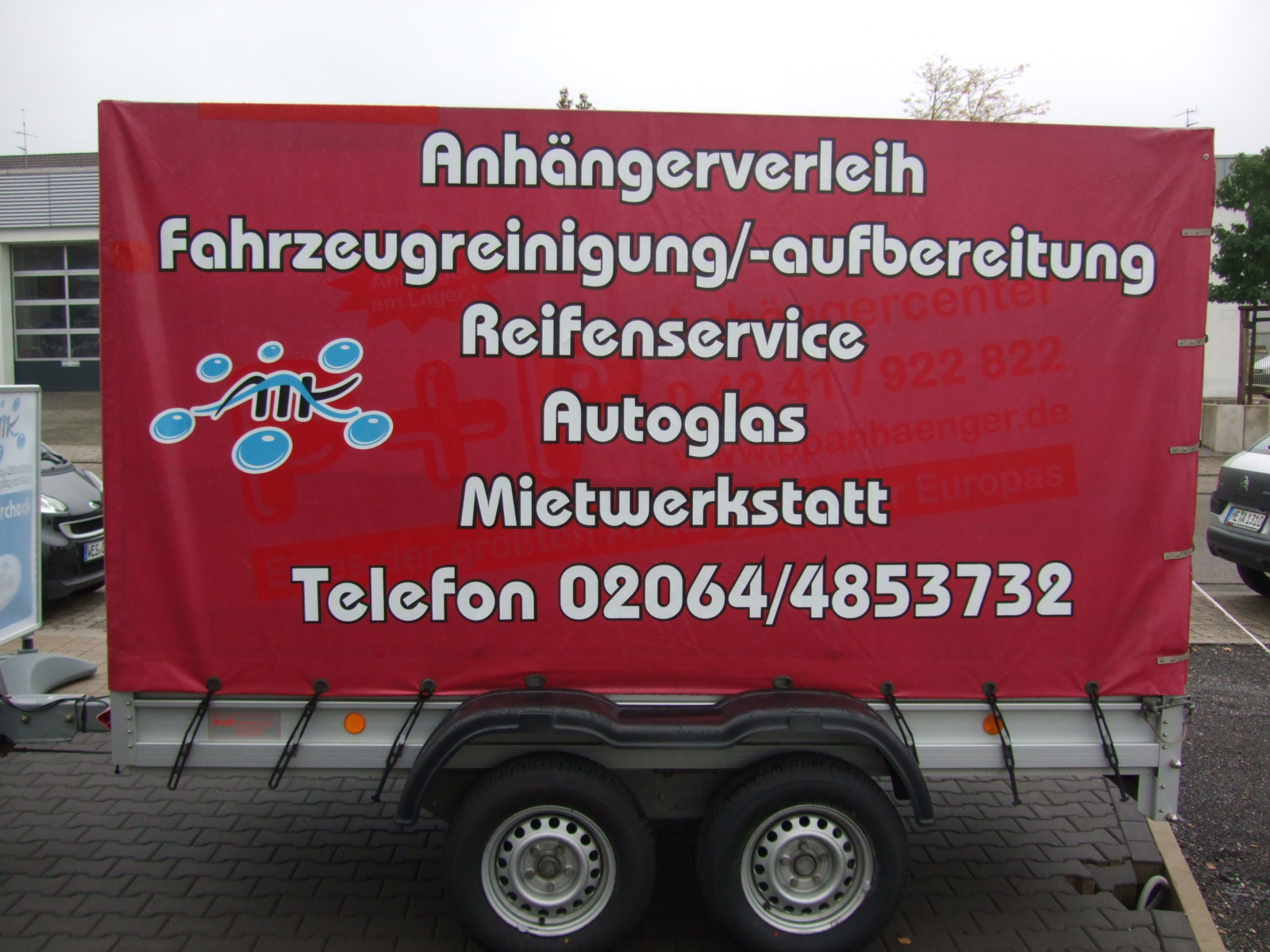 Anhängerverleih 2000 kg 3 Meter